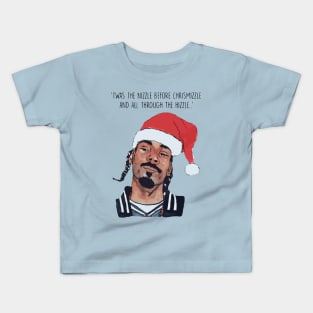 T'was the nizzle before Christmizzle Kids T-Shirt